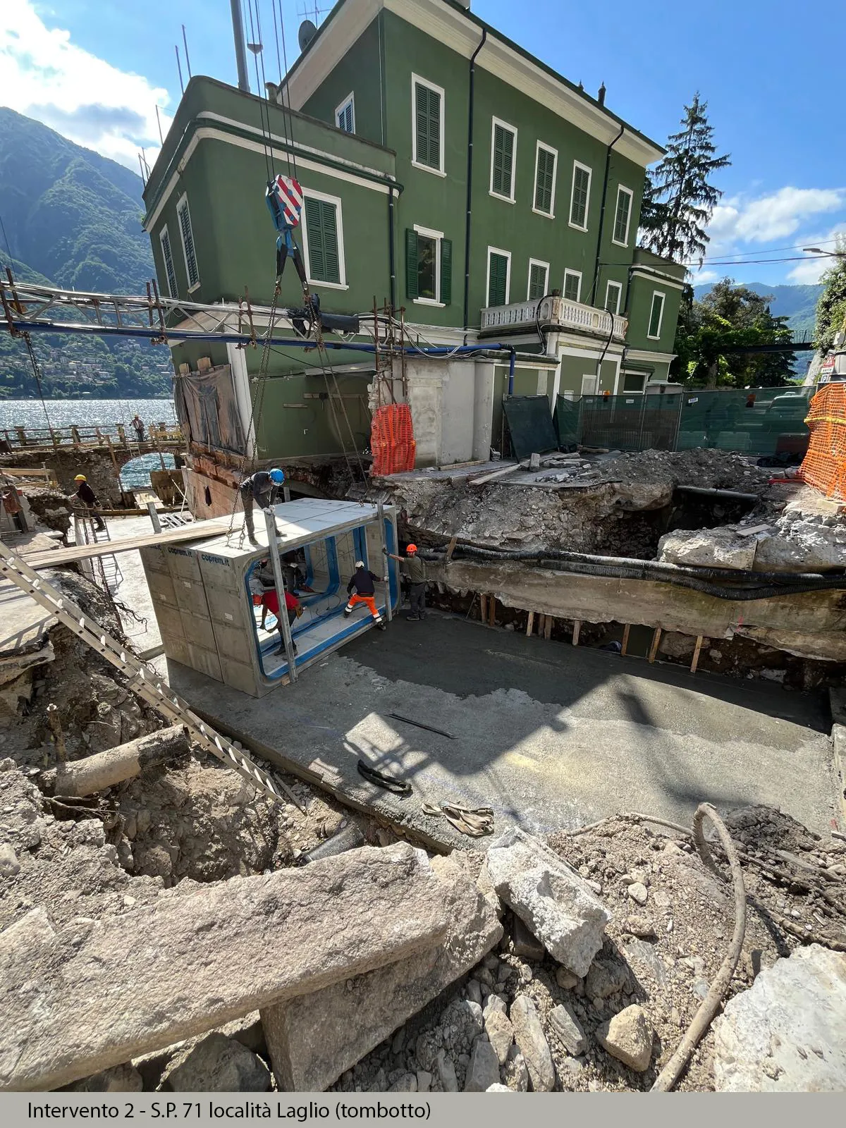 Misure per la riduzione del rischio di alluvione e del rischio idrogeologico — documentazione dell’intervento, immagine 9 di 54